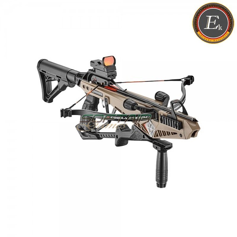 Balestra Ricurva Self Cocking Cobra System RX Deluxe 130 Libbre Tan EK Archery (CR090BA-130)