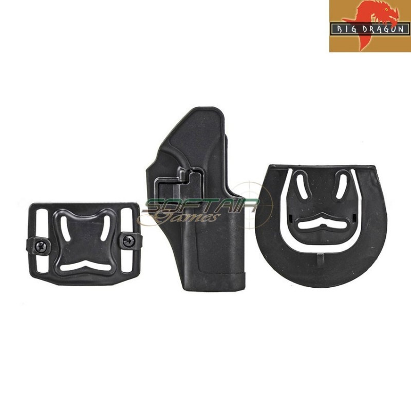 Cqc Glock Holster Black Big Dragon (bd2226bk)