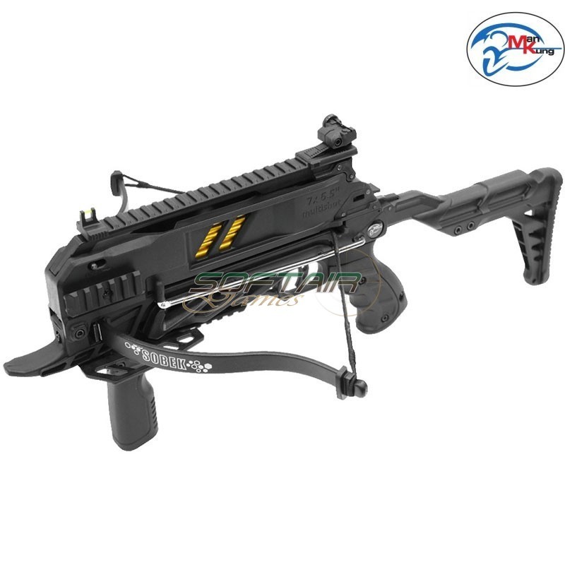 Sobek TCS3 Self-Cocking Recurve Crossbow 80 lbs Black Man Kung (MK-TCS3B)