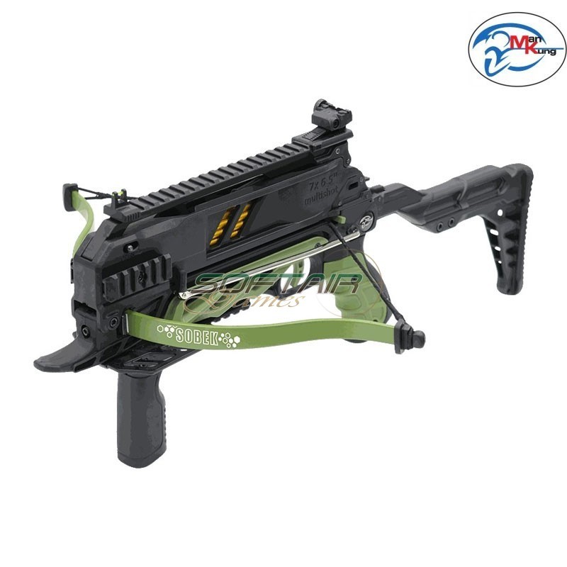 Sobek TCS3 Self-Cocking Recurve Crossbow 80 lbs Green Man Kung (MK-TCS3G)