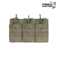 Tasca Tripla Open Top 7.62 Caricatori RANGER GREEN Frog Industries® (FI-51613110-RG)