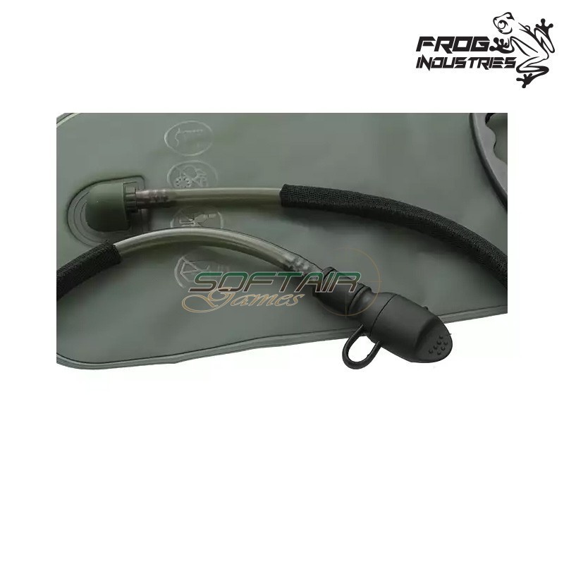 Sacca Idrica Hydration 2,5L con Bite Valve Nera Frog Industries (FI-51617094-BK)