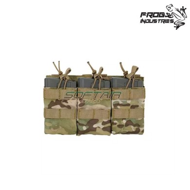 Triple Open Top 7.62 Magazines Pouch MULTICAM Frog Industries® (FI-51613110-MC)