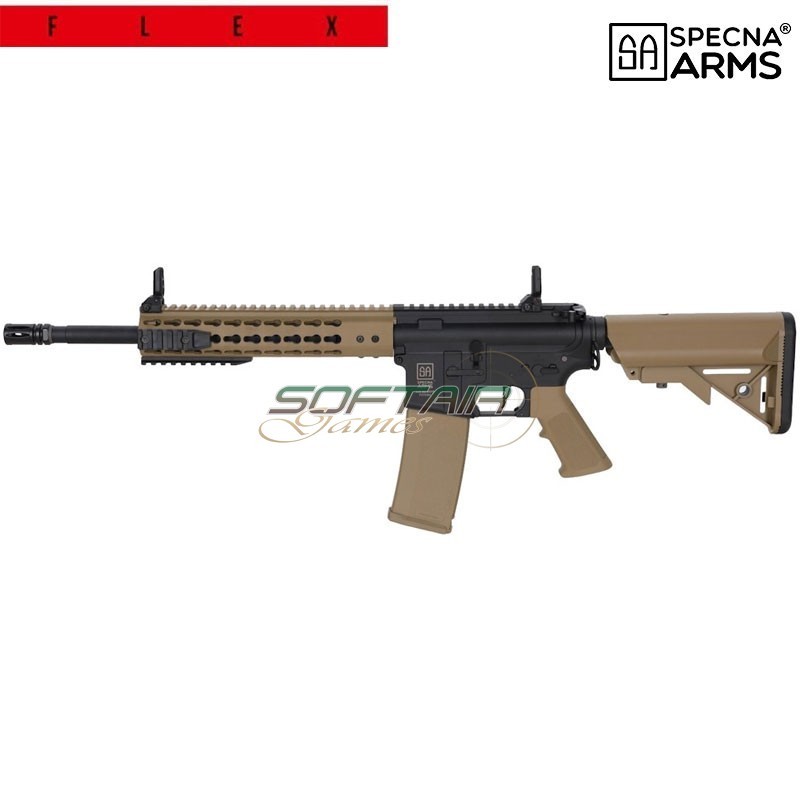 Specna Arms Fucile Elettrico SA-F02 FLEX Gen.2 HAL ETU Half-Tan (SPE-01-048381)