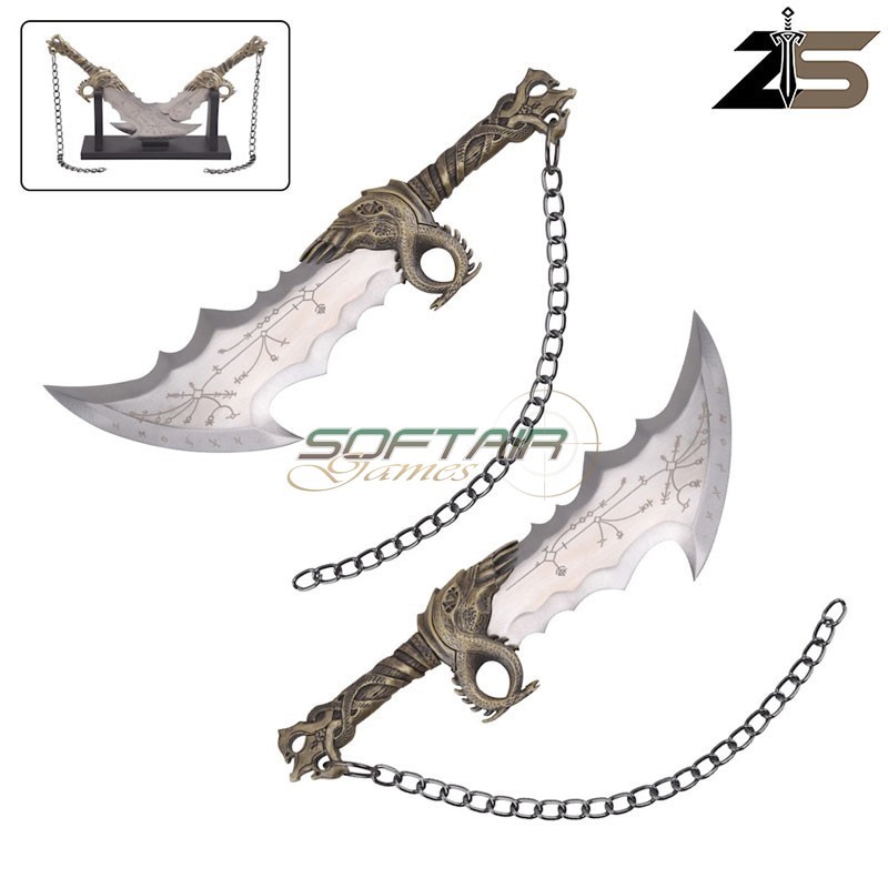 Blades of Chaos God of War Decorative Mini Daggers ZSwords (ZS764-2MI)
