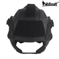 W23 Helmet with Metal Mesh Black WoSport (WO-HL107)