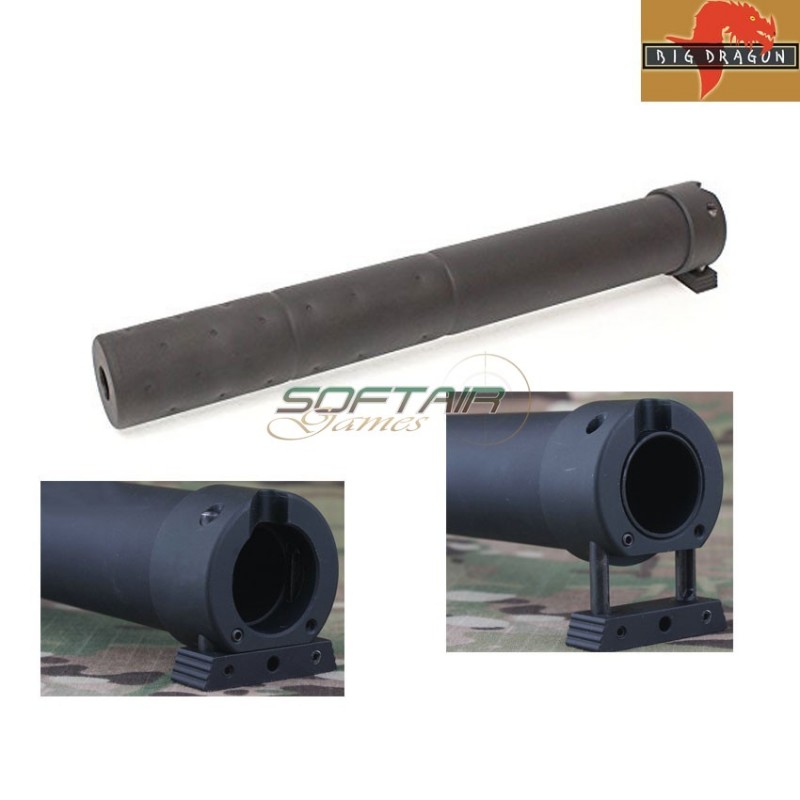 Qd Sr25 Silencer Black Big Dragon (bd0507)