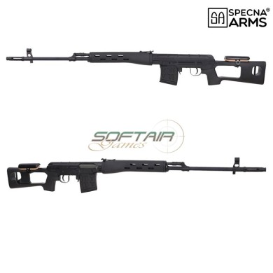 SVD Black Polymer Bolt Action Airsoft Rifle Specna Arms (SPE-03-048923)