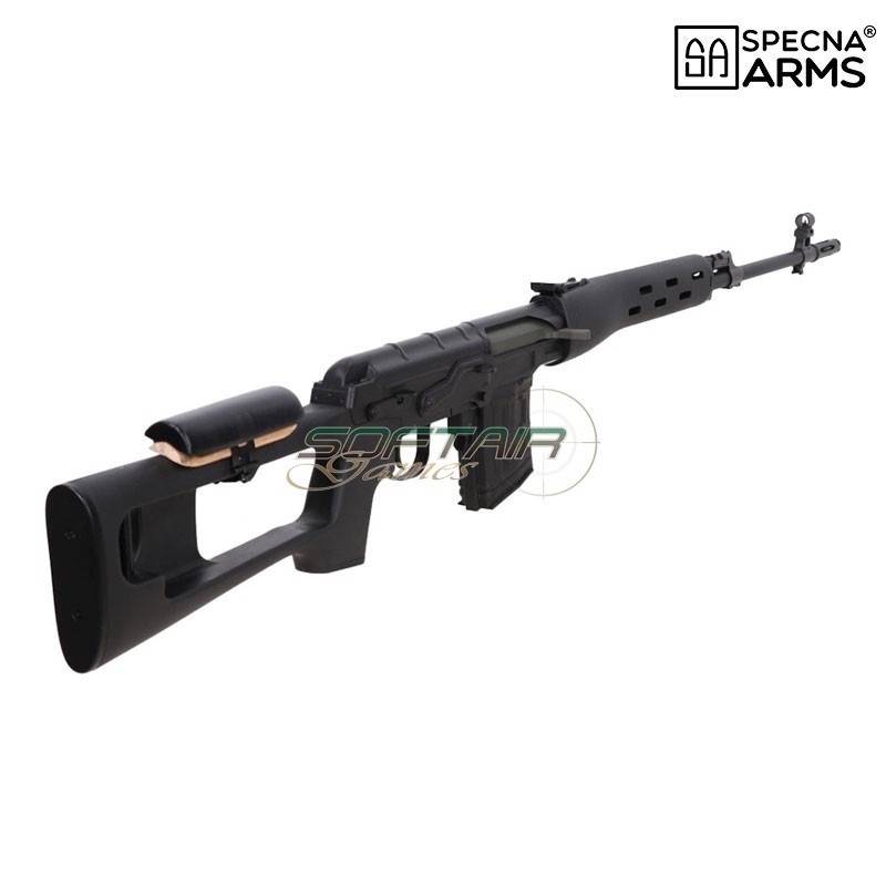 SVD Black Polymer Bolt Action Airsoft Rifle Specna Arms (SPE-03-048923)