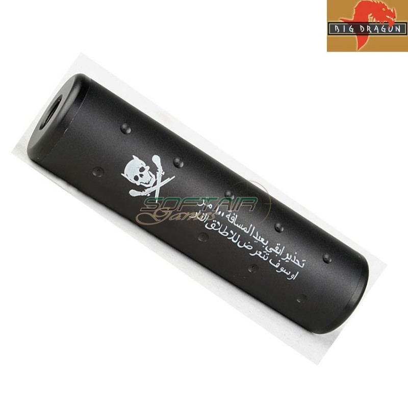 Skeleton Silencer 13cm Black Big Dragon (bd0461)