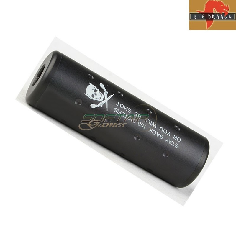 Silenziatore Skeleton 10cm Black Big Dragon (bd0463) Silenziatore Skeleton 10cm Black Big Dragon (bd0463)