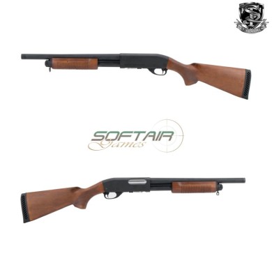 Fucile a Pompa ST870 Vero Legno Nero S&T (S&TM870)