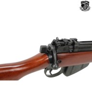 Lee Enfield No.4 MKI Bolt Action Rifle Real Wood S&T (S&TLENBRW)