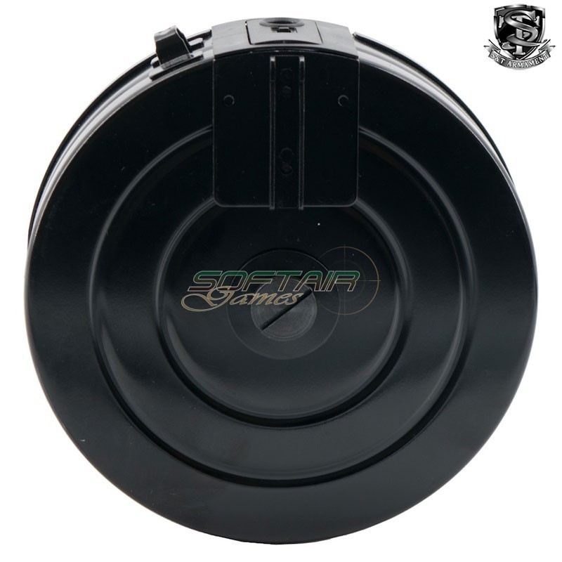 Caricatore Drum 2000 Colpi per Serie PPSh Nero S&T (STPP2000)