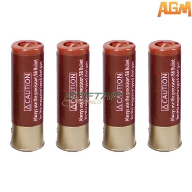 Caricatore a Cartuccia 14 Colpi per Serie M180 / M183 / M500 - Set 4 Pezzi AGM (CARXM180)