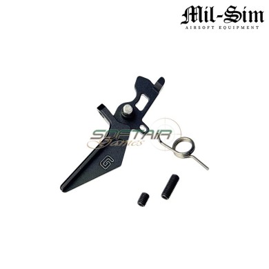 TYPE 2 G. style BLACK trigger for V2 AEG M4 Mil-Sim (MS-147-2-BK)