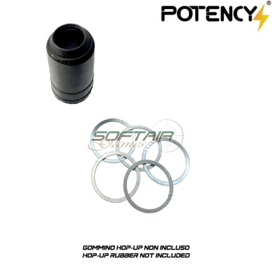 Stainless Steel Hop-Up Bucking Spacer Set Potency (PTY-HOP946-02)