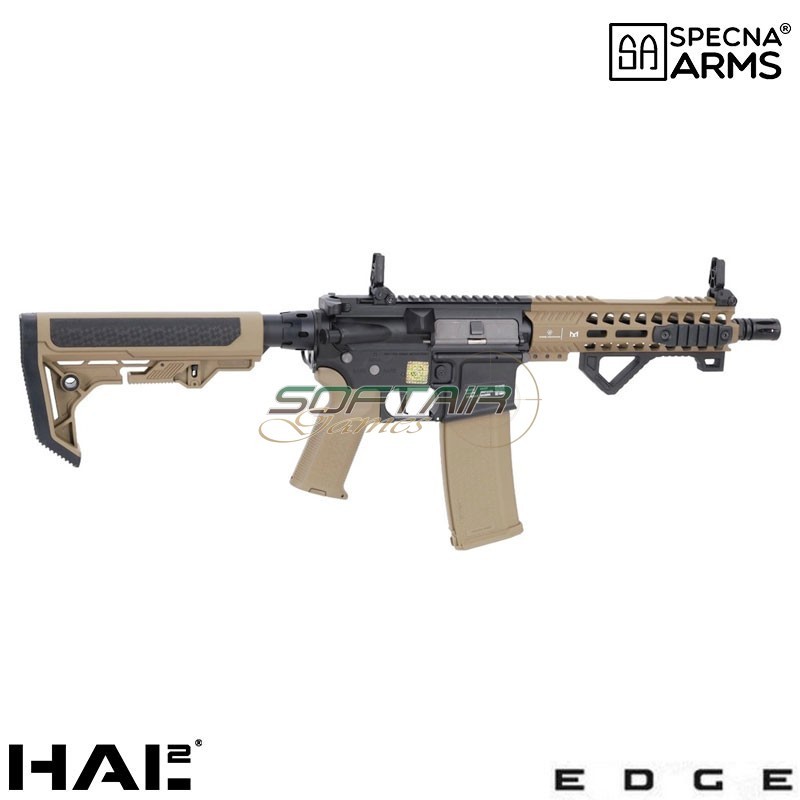 Fucile Elettrico RRA SA-E17 EDGE Gen.2 HAL2 ETU Light Ops Stock Half-Tan Specna Arms (SPE-01-047419)