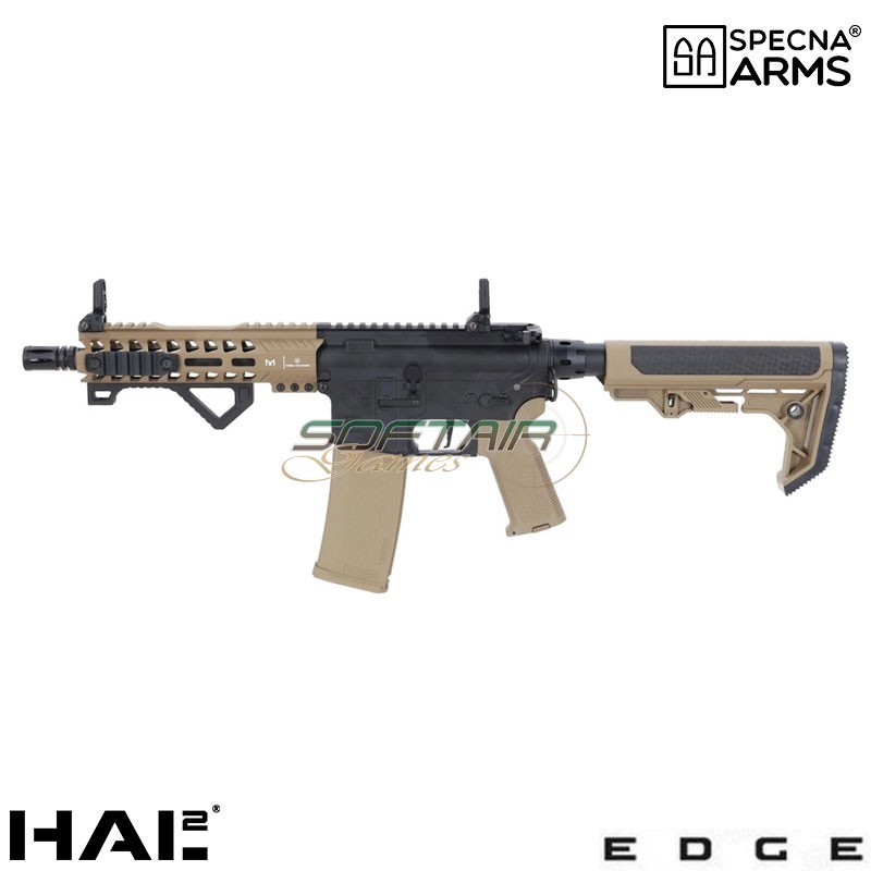 Fucile Elettrico RRA SA-E17 EDGE Gen.2 HAL2 ETU Light Ops Stock Half-Tan Specna Arms (SPE-01-047419)