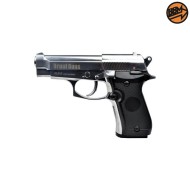 CO2 Pistol 4.5mm Caliber Silver C.N.811 M84 Bruni (BR-323MS)