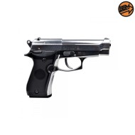 CO2 Pistol 4.5mm Caliber Silver C.N.811 M84 Bruni (BR-323MS)