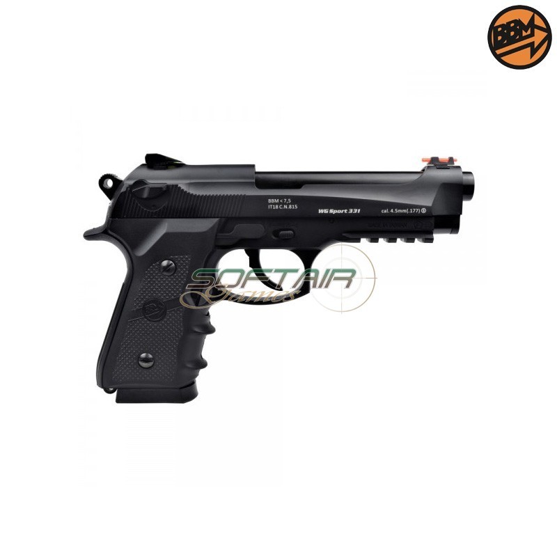 CO2 Pistol 4.5mm Caliber C.N.815 331 SPORT Bruni (BR-331MP)