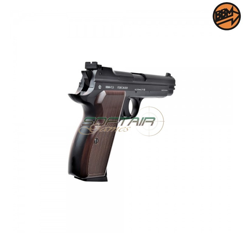 CO2 Blowback Pistol 4.5mm Caliber C.N.819 P210 Bruni (BR-128M)