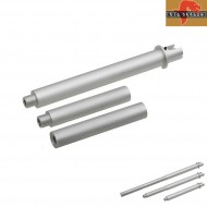 Aluminium Set Outer Barrel Larue Style 12" Silver Big Dragon (bd0573)