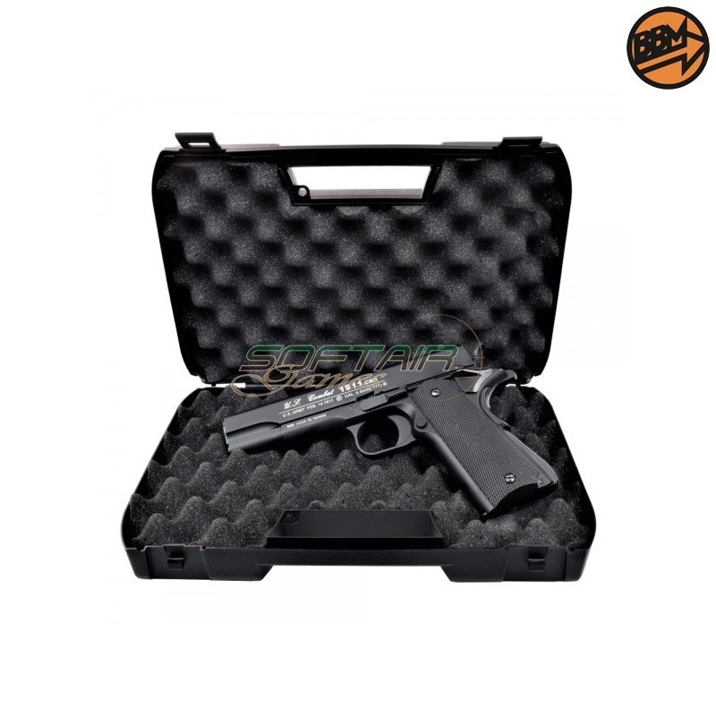 Pistola Co2 scarrellante Calibro 4.5mm C.N.816 U.S. COMBAT 1911Bruni (BR-613M)