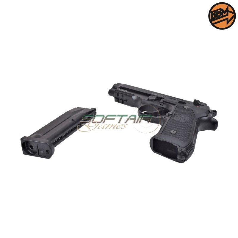 Pistola Co2 scarrellante Calibro 4.5mm 92 Bruni (BR-92)