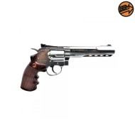 Revolver 6" Co2 Caliber 4.5mm Full Metal Silver C.N.821 Bruni (BR-702S)