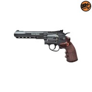 Revolver 6" Co2 Caliber 4.5mm Full Metal Black C.N.821 Bruni (BR-702B)