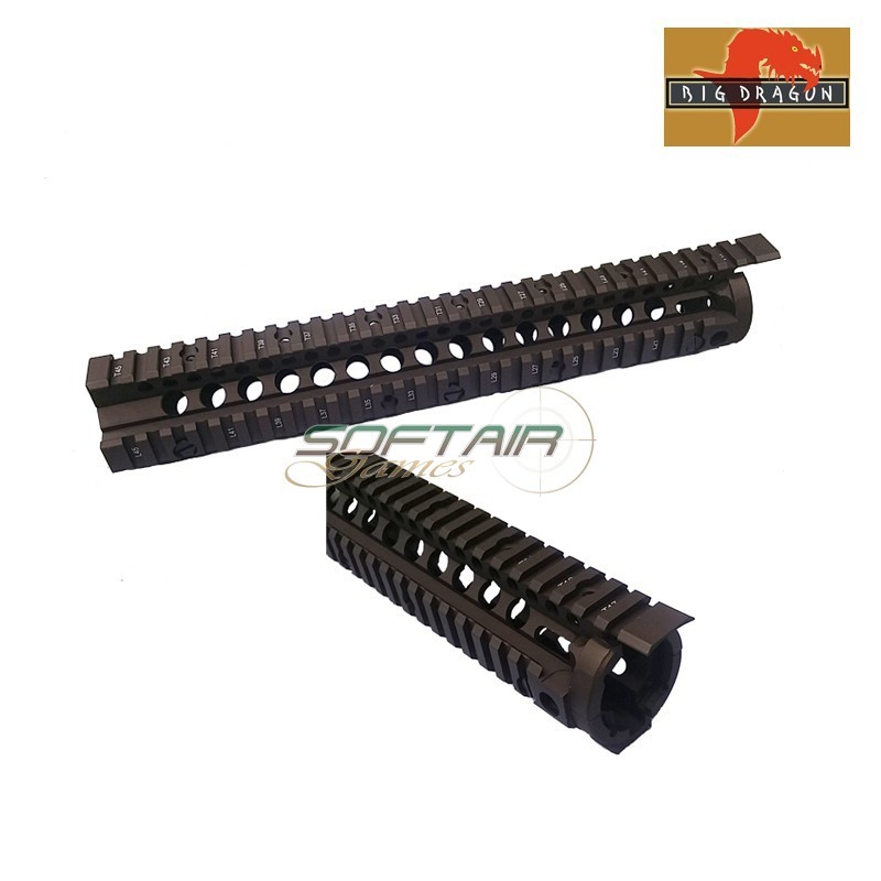 Ris Cnc Dd Omega Style 12" Rail Dark Earth Big Dragon (bd3750a)