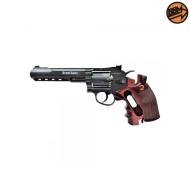 Revolver 6" Co2 Caliber 4.5mm Full Metal Black C.N.821 Bruni (BR-702B)