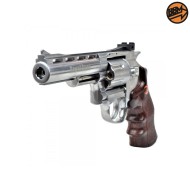 Revolver 4" Co2 Caliber 4.5mm Full Metal Silver C.N.820 Bruni (BR-701S)