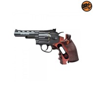 Revolver 4" Co2 Calibro 4.5mm Full Metal Nera C.N.820 Bruni (BR-701B)