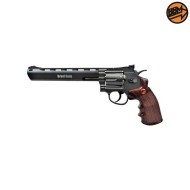 Revolver 8" Co2 Calibro 4.5mm Full Metal Nera C.N.822 Bruni (BR-703B)