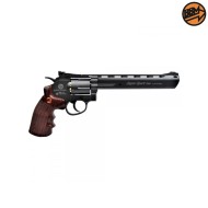 Revolver 8" Co2 Calibro 4.5mm Full Metal Nera C.N.822 Bruni (BR-703B)