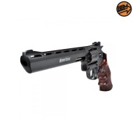 Revolver 8" Co2 Caliber 4.5mm Full Metal Black C.N.822 Bruni (BR-703B)
