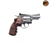 Revolver 2.5" Co2 Caliber 4.5mm Full Metal Silver C.N.823 Bruni (BR-708S)