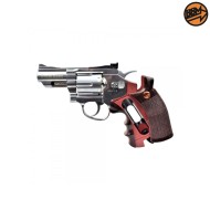 Revolver 2.5" Co2 Caliber 4.5mm Full Metal Silver C.N.823 Bruni (BR-708S)