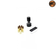 Revolver 2.5" Co2 Caliber 4.5mm Full Metal Black C.N.823 Bruni (BR-708B)