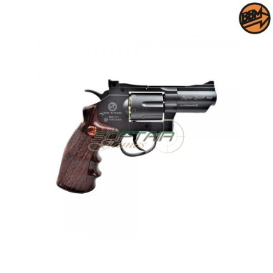 Revolver 2.5" Co2 Calibro 4.5mm Full Metal Nera C.N.823 Bruni (BR-708B)