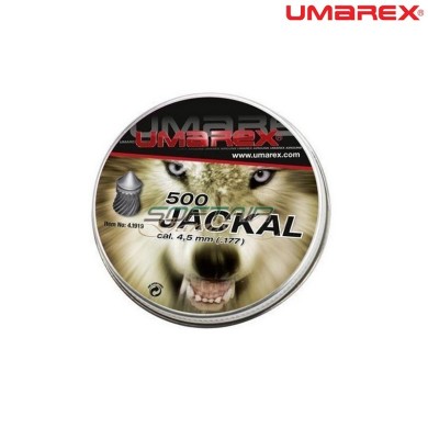 WALTHER JACKALL Pellets Caliber 4.5mm 0.53g x500 Umarex (UM-4.1919)