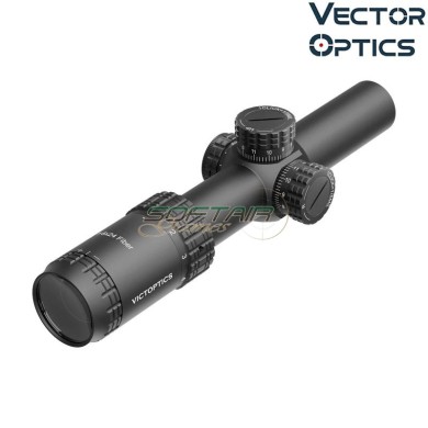 S10 1-6×24i Fiber Black LPVO Rifle Scope VictOptics (OPSL32)
