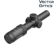S10 1-6×24i Fiber Black LPVO Rifle Scope VictOptics (OPSL32)