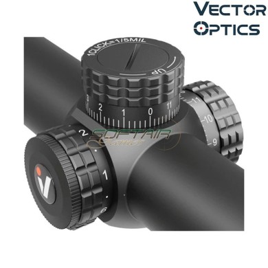 S10 1-6×24i Fiber Black LPVO Rifle Scope VictOptics (OPSL32)
