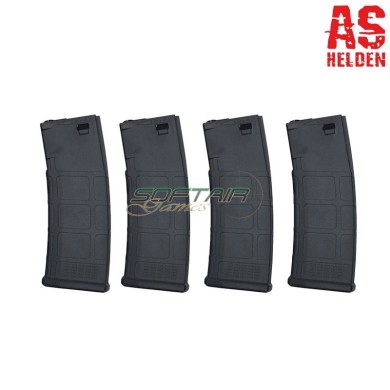 Set 4 Caricatori M4 Mid-Cap 195bb AirSoft HELDEN (111375)