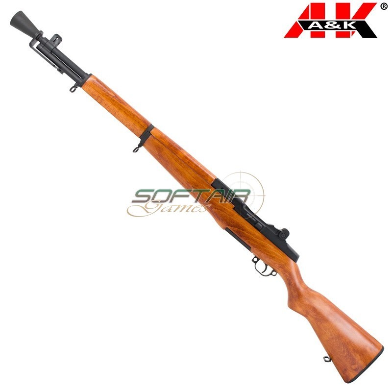 Fucile elettrico Full Metal & Real Wood M1 Garand A&K (AEK-M1D)