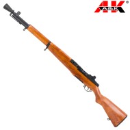 Electric rifle Full Metal & Real Wood M1 Garand A&K (AEK-M1D)